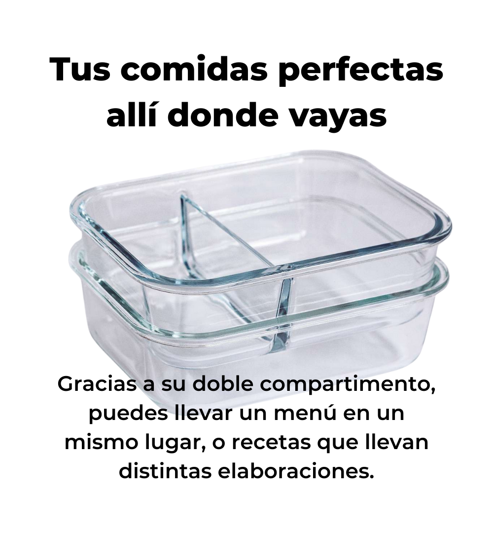 Una infografía que muestra la ventaja de los tapers de cristal compartimentados de cookbypro