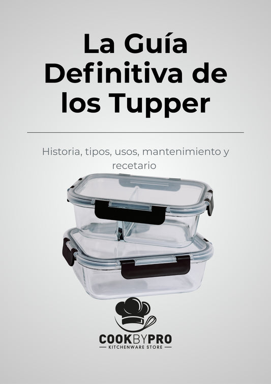 La portada del ebook sobre los tuppers de cookbypro